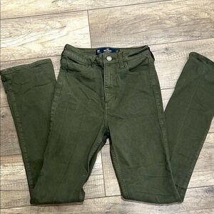 Hollister Jeans - Army Green - size 23x30